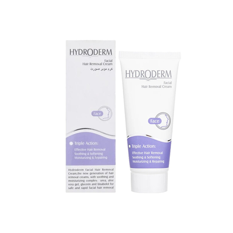 کرم موبر صورت هیدرودرم با کمپلکس مرطوب کننده و التیام بخش حجم ۴۰ میل