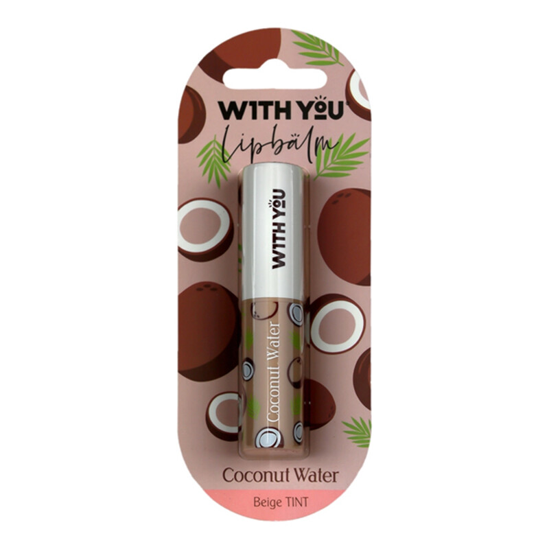 بالم لب نرم کننده و مرطوب کننده ویت یو حاوی روغن نارگیل و ویتامین E وزن ۲.۶ گرم