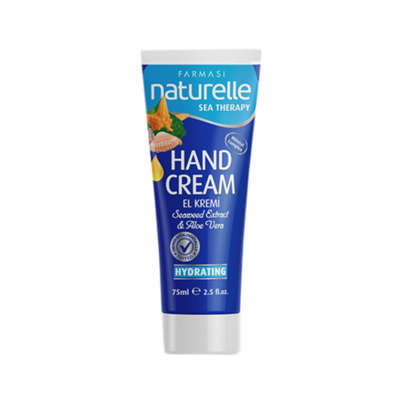 کرم مرطوب کننده دست فارماسی مدل Naturelle حاوی آلوئه ورا و جلبک دریایی حجم ۷۵ میل
