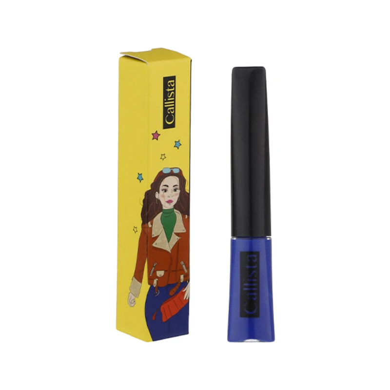 خط چشم کالیستا مدل Euphoria با خاصیت مشکی فوق‌عمیق و اپلیکاتور نمدی جهت ترسیم خطوط ضخیم حجم ۵.۵ میل