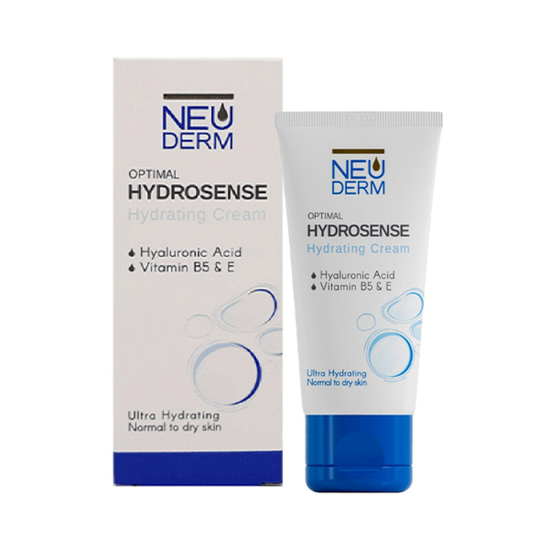 کرم نئودرم مدل Hydrosense با خاصیت آبرسان عمیق و محافظت‌کننده آنتی‌اکسیدان با هیالورونیک اسید حجم ۵۰ میل