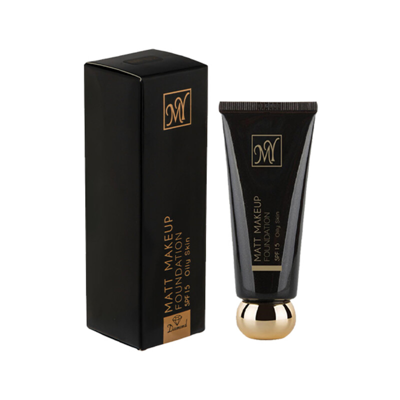 کرم‌پودر مای مدل Diamond با خاصیت مات‌کننده قوی و فاقد چربی حجم ۳۵ میل