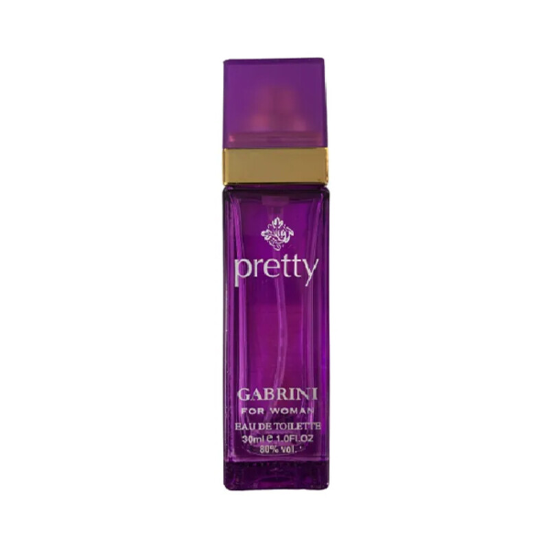 ادو تویلت زنانه گابرینی مدل PRETTY رایحه EUPHORIA با نت‌های شرقی و گلی ماندگار حجم ۳۰ میل