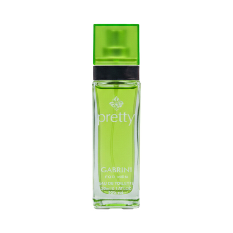 ادو تویلت مردانه گابرینی مدل PRETTY-11 رایحه AVENTUS با نت‌های خنک و تلخ ماندگار حجم ۳۰ میل