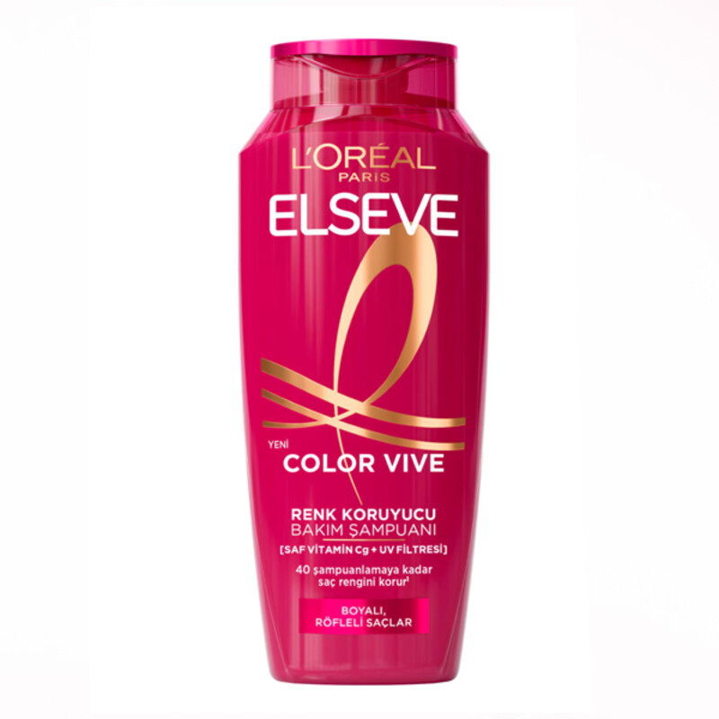 شامپو محافظ رنگ موهای رنگ شده لورآل مدل السیو COLOR VIVE با فیلتر UV حجم ۳۰۰ میل