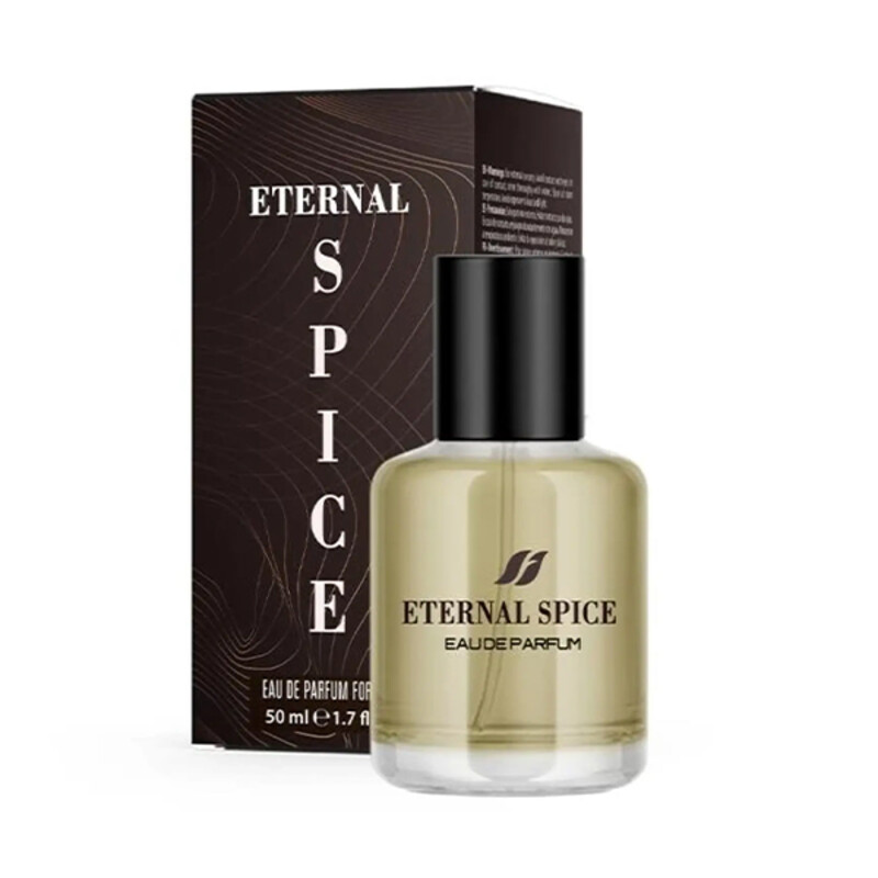 ادوپرفیوم مردانه فارماسی مدل ETERNAL SPICE با رایحه گرم و چوبی حجم ۵۰ میل