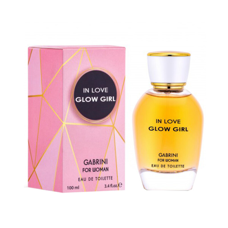 قرص ادوتویلت زنانه گابرینی مدل IN LOVE GLOW GIRL با رایحه شیرین، چوبی و آروماتیک حجم ۱۰۰ میل