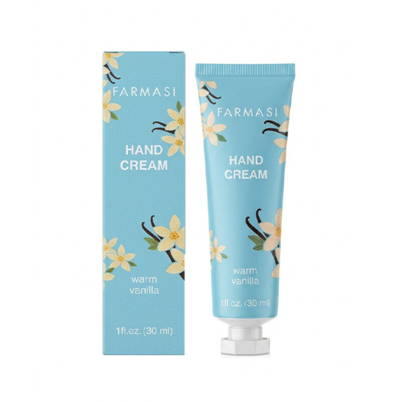 کرم دست فارماسی مدل Warm Vanilla با رایحه وانیل گرم و لطافت ابریشمی حجم ۳۰ میل