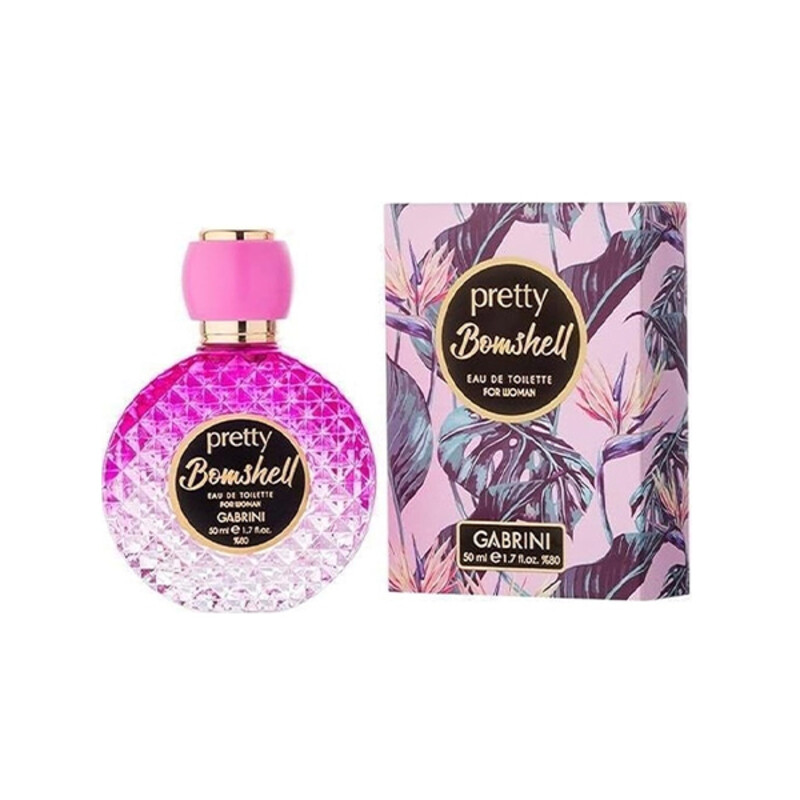 ادوتویلت زنانه گابرینی مدل PRETTY BOMBSHELL با رایحه معتدل، شیرین و گلی حجم ۵۰ میل