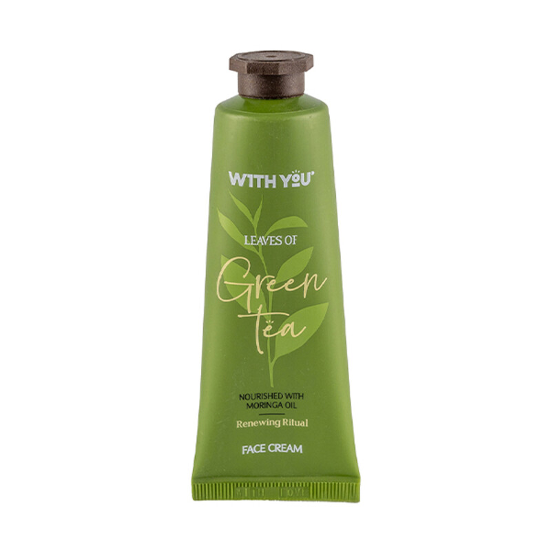 کرم مرطوب‌کننده صورت ویت یو مدل Green Tea با خاصیت کنترل چربی و آنتی‌اکسیدان حجم ۵۰ میل