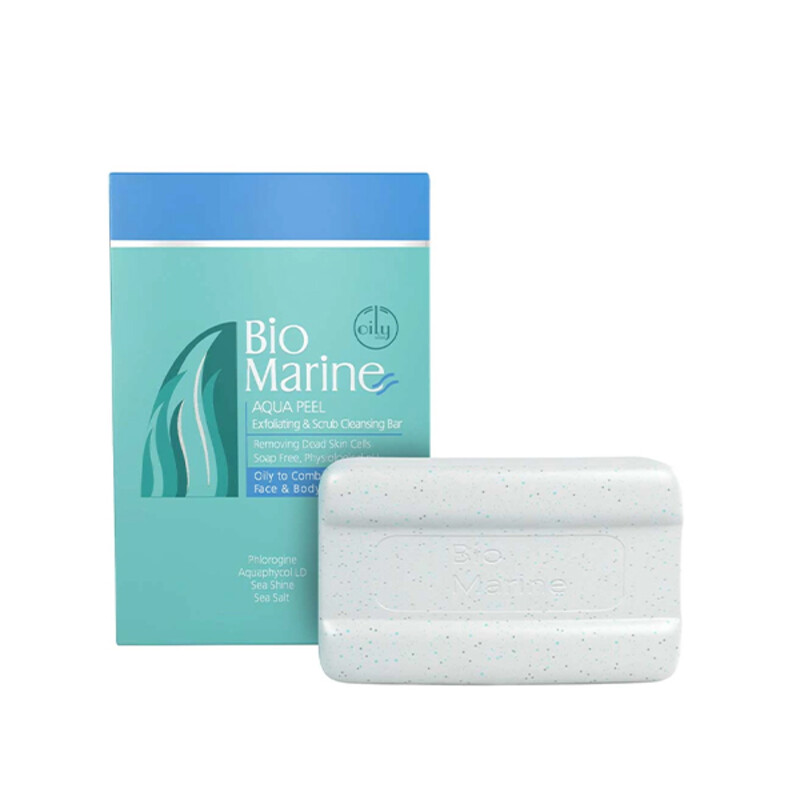 پن لایه بردار پوست بایومارین مدل AQUA PEEL با عملکرد لایه بردار و اسکراب مناسب پوست های چرب و مختلط صورت و بدن وزن ۱۰۰ گرم