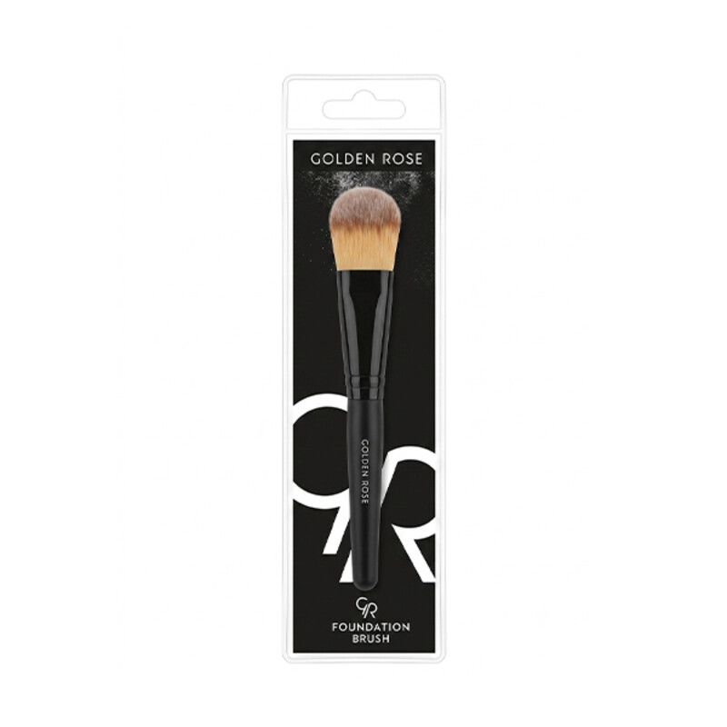 براش آرایشی کرم‌پودر گلدن رز مدل FOUNDATION BRUSH با پوشش‌دهی یکدست و بدون خط