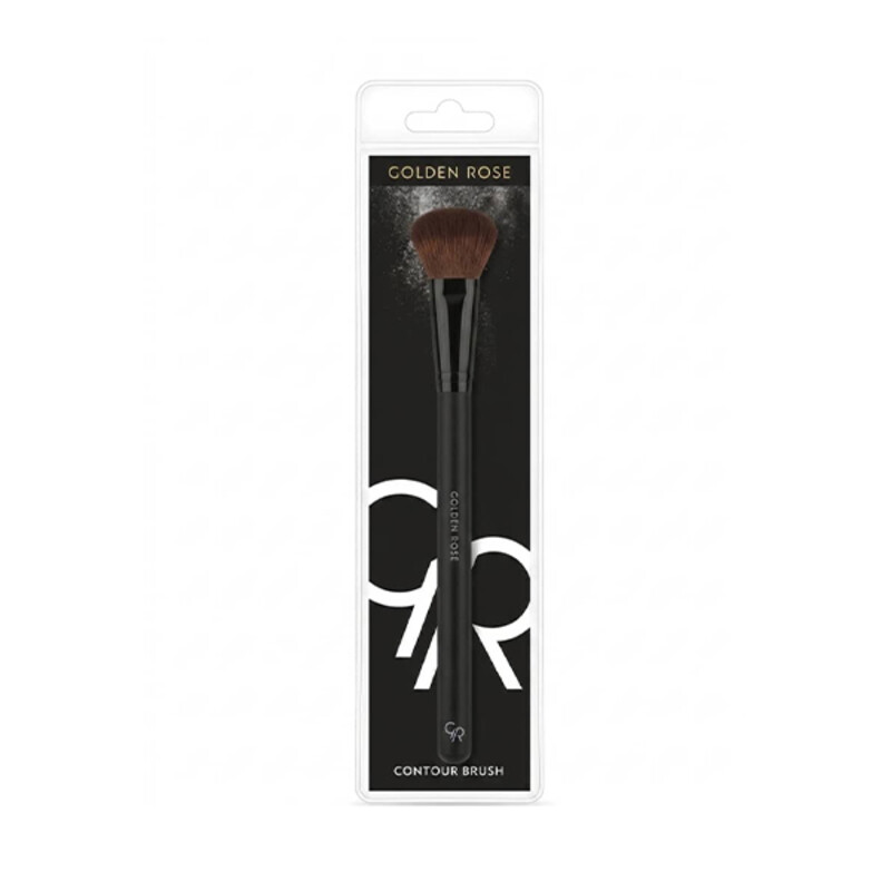 براش آرایشی کانتور گلدن رز مدل CONTOUR BRUSH با الیاف زاویه‌دار تخصصی