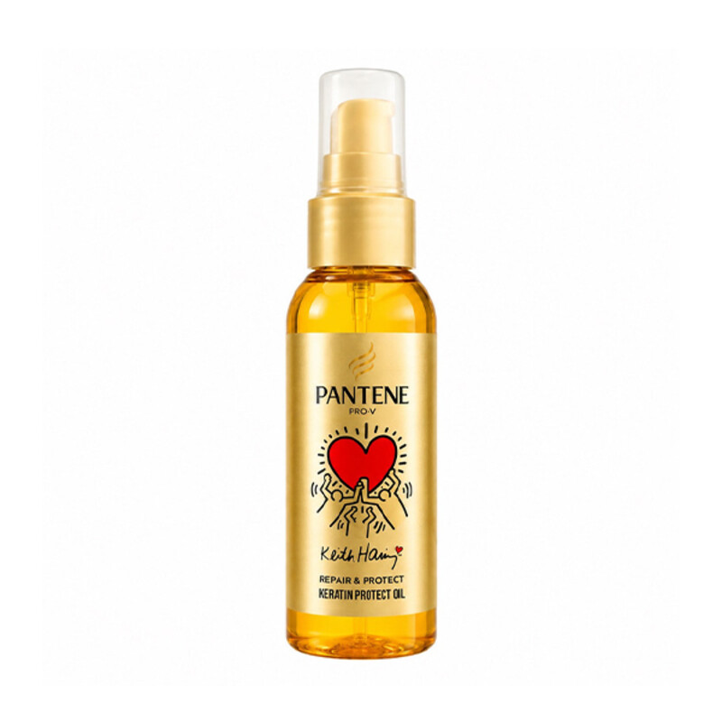روغن تغذیه‌کننده و تقویت‌کننده مو پنتن مدل KERATIN PROTECT OIL با ویژگی ترمیم‌کننده موخوره و درخشان‌کننده ساقه حجم ۱۰۰ میل
