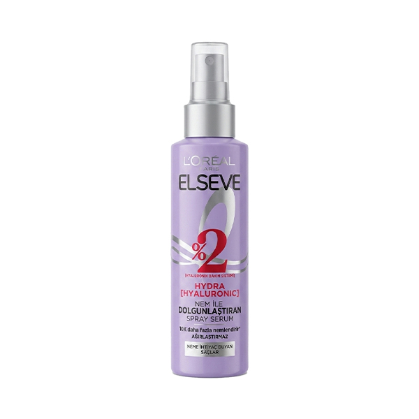 سرم موی آبرسان و حجم‌دهنده لورآل حاوی هیالورونیک اسید مدل Elseve Hydra Hyaluronic حجم 150 میل