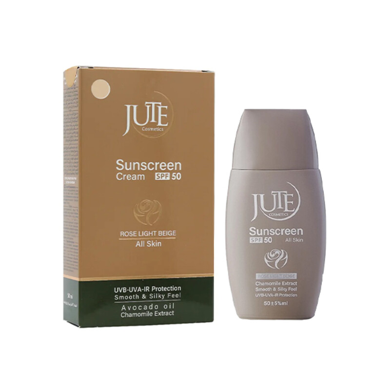 کرم ضدآفتاب  با SPF50 مناسب انواع پوست با رنگ بژ خیلی روشن حجم 50ml