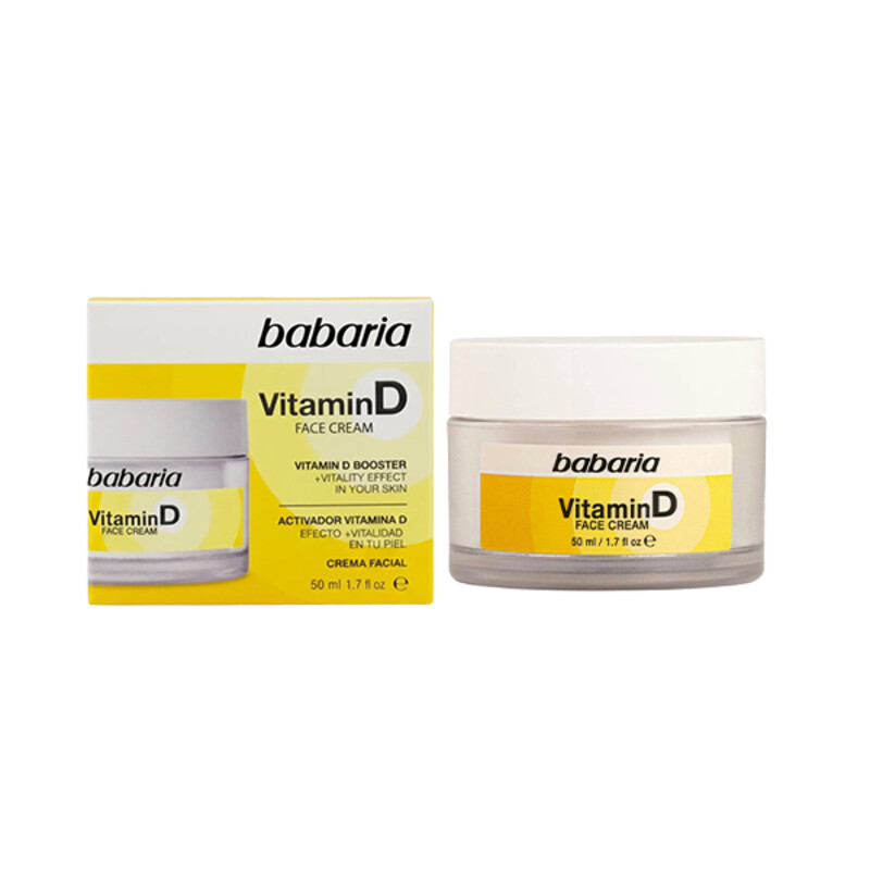 کرم صورت ویتامین D باباریا با خاصیت سفت کنندگی و بازسازی‌کننده سد دفاعی حجم 50ml