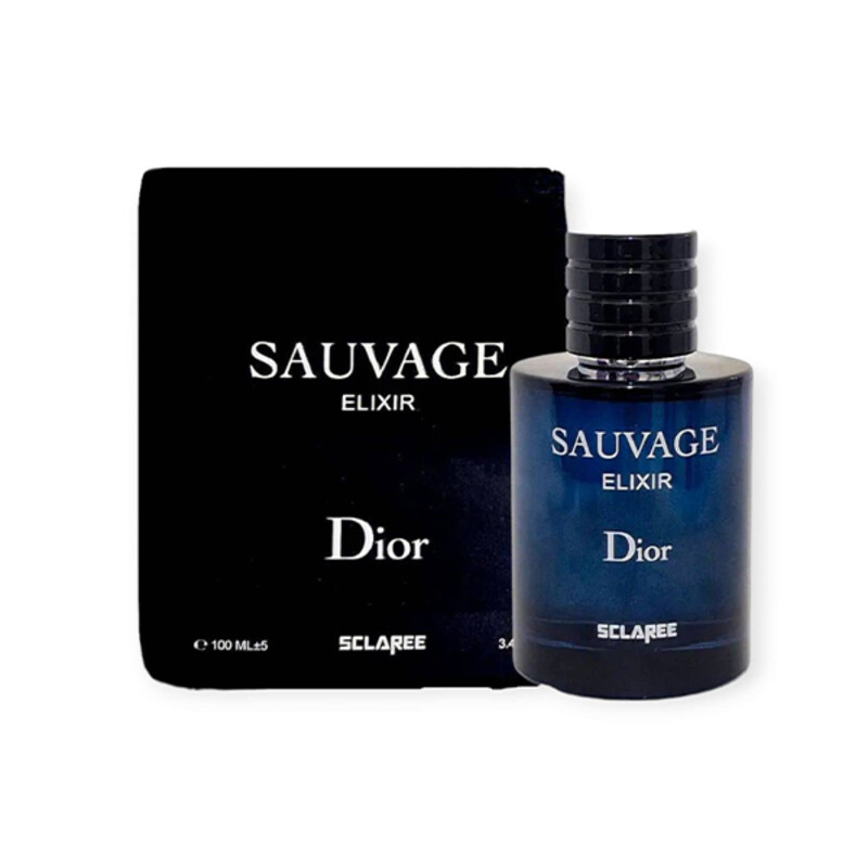 عطر مردانه اسکلاره مدل Dior Sauvage Elixir با رایحه گرم، تند و ادویه‌ای چوبی حجم 100ml
