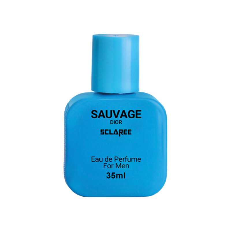 عطر جیبی مردانه اسکلاره مدل Sauvage Dior با رایحه خنک، تند و معطر مرکباتی حجم 35ml