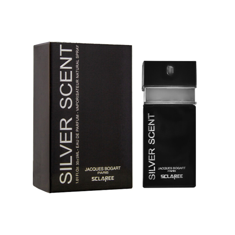 ادوپرفیوم مردانه اسکلاره مدل Silver Scent با رایحه گرم، تند، ادویه‌ای و چوبی حجم 30ml