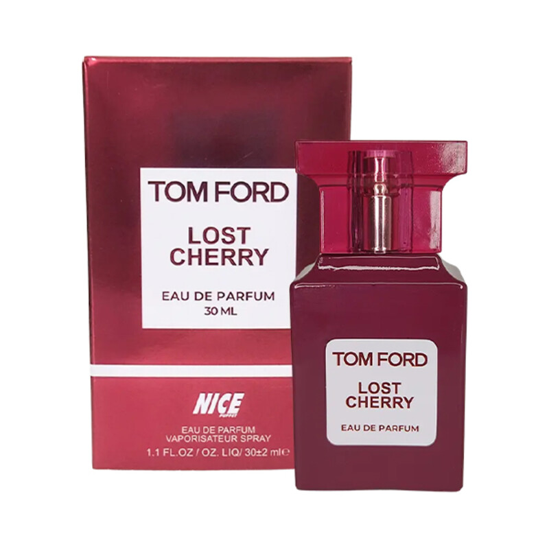 ادوپرفیوم یونیسکس نایس پاپت مدل Tom Ford Lost Cherry با رایحه گرم، شیرین، گیلاسی و بادامی