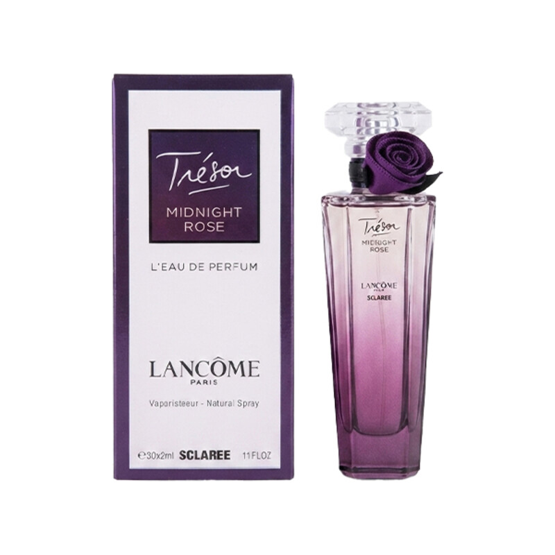ادوپرفیوم زنانه اسکلاره مدل Lancome Tresor Midnight Rose با رایحه گرم، شیرین، میوه‌ای و گلی حجم 30ml