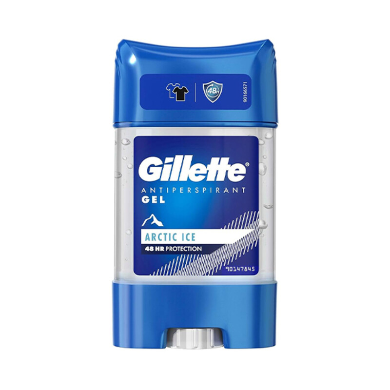 ژل ضد تعریق مردانه ژیلت مدل Arctic Ice 48H با ماندگاری 48 ساعته و رایحه خنک حجم 70ml