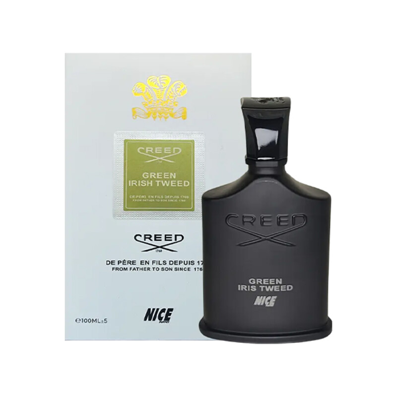 ادو پرفیوم مردانه نایس پاپت مدل Creed Green Irish Tweed با رایحه خنک و تلخ گیاهی چوبی حجم 100ml