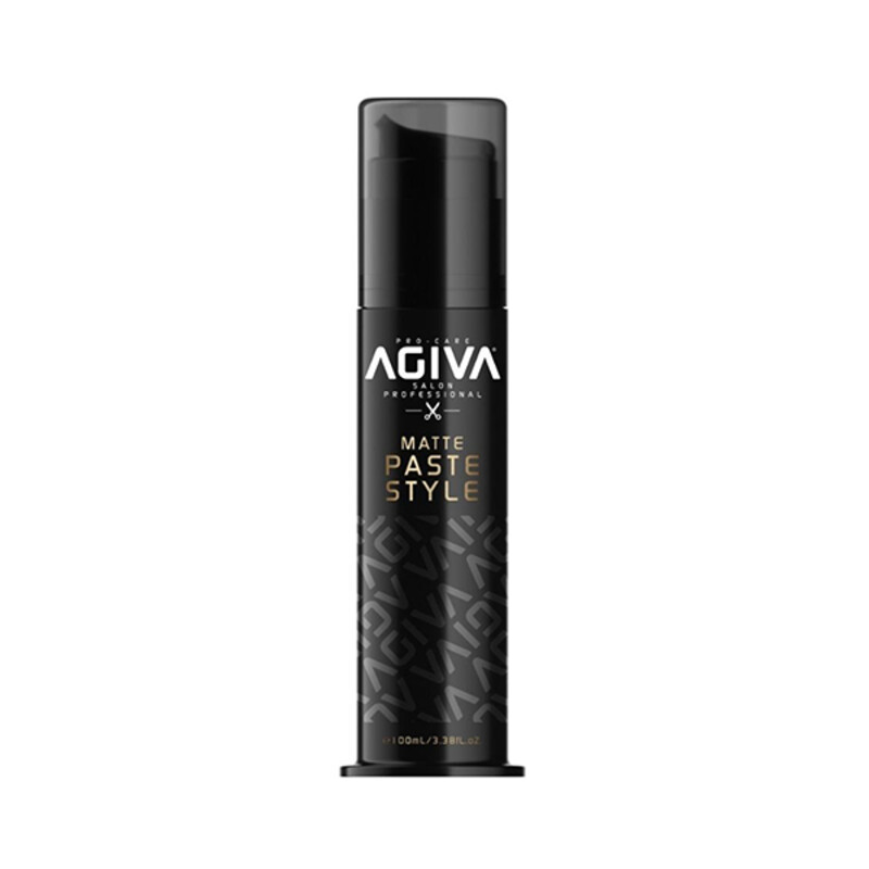 واکس موی پمپی آگیوا مدل Matte Paste Style با جلوه مات و درجه نگه‌دارندگی بالا حجم 100ml