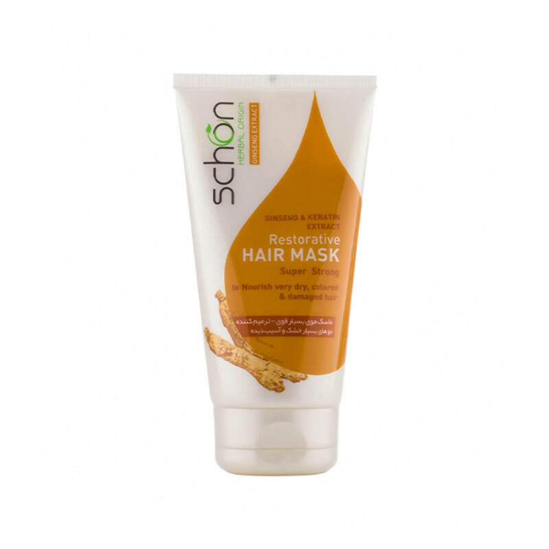 ماسک موی تیوپی شون مدل Ginseng & Keratin مناسب موهای خشک و آسیب‌دیده