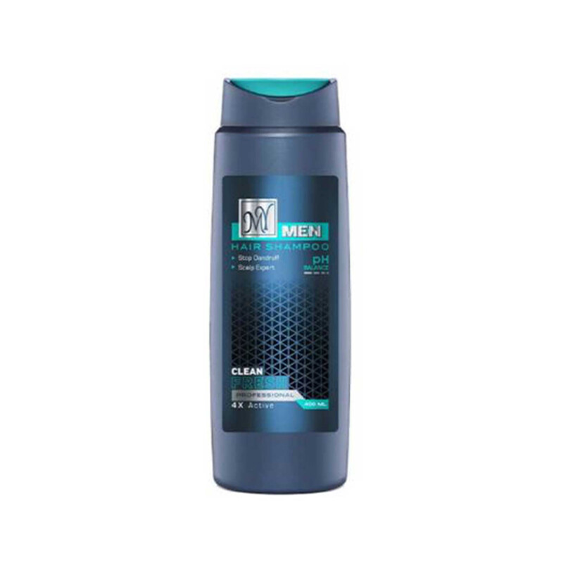 شامپو سر ضدشوره قوی و رفع‌کننده خارش مردانه مای مدل Clean Fresh حاوی زینک و عصاره‌های خنک‌کننده مناسب انواع مو حجم 400ml