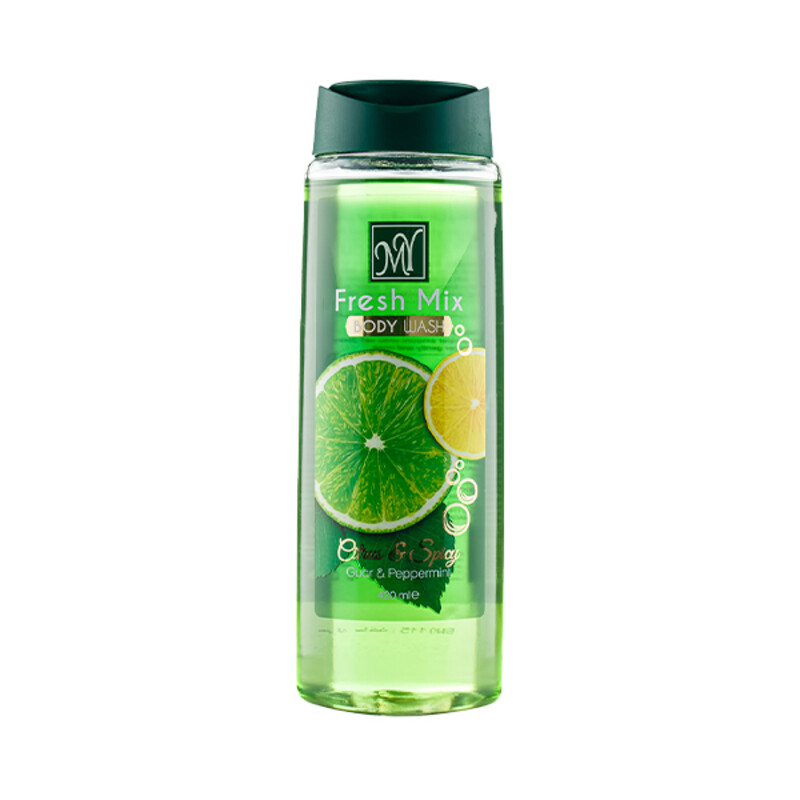شامپو بدن طراوت‌بخش و خنک‌کننده مای مدل Fresh Mix ضد خشکی پوست حجم 420ml
