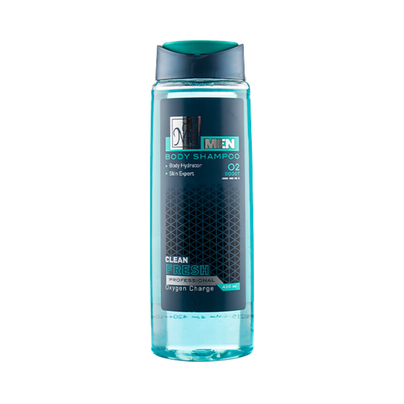 شامپو بدن پاک‌کننده و طراوت‌بخش مردانه مای مدل Clean Fresh ضد خشکی پوست حجم 420ml