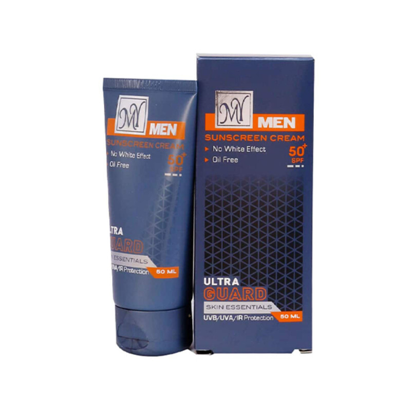 کرم ضد آفتاب فاقد چربی و مات‌کننده آقایان مای من مدل Ultra Guard با SPF 50 بدون رد سفیدی حجم 50ml
