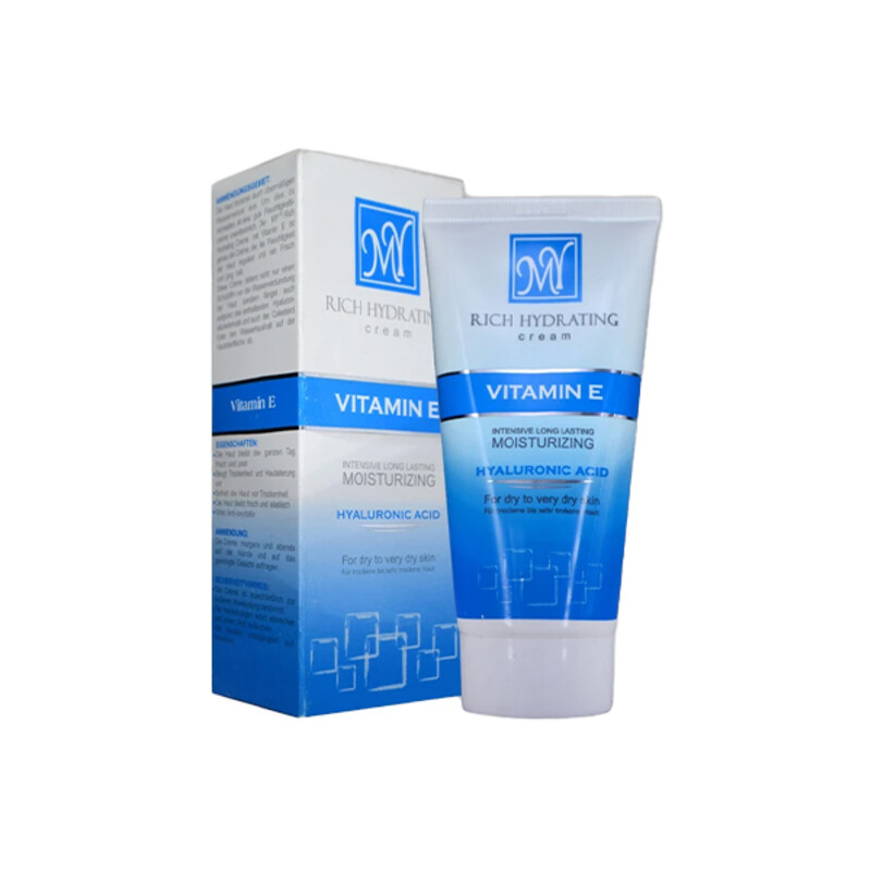 کرم مرطوب‌کننده و نرم‌کننده دست و صورت مای مدل Vitamin E مناسب پوست‌های خشک و خیلی خشک حجم 50ml