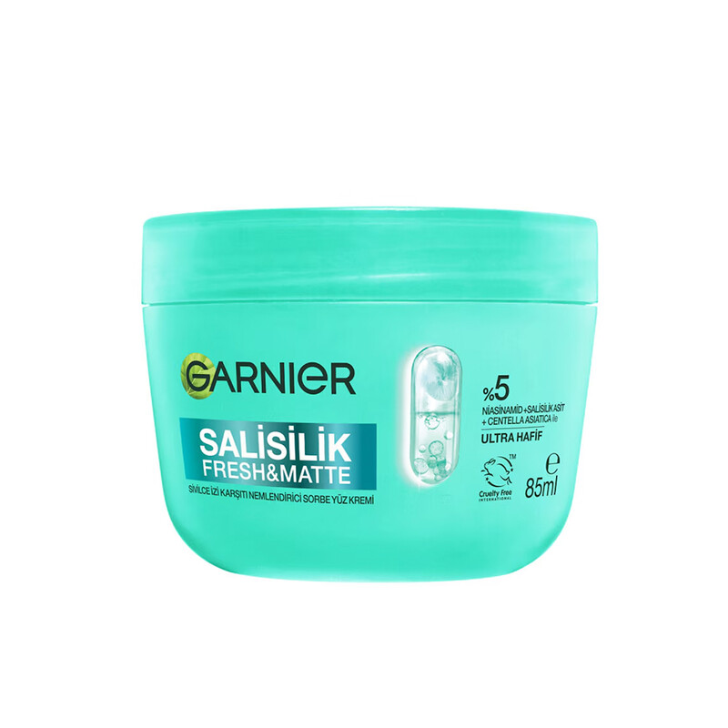 ژل کرم آبرسان و مات‌کننده گارنیر مدل Salicylic Fresh & Matte حجم ۸۵ میل