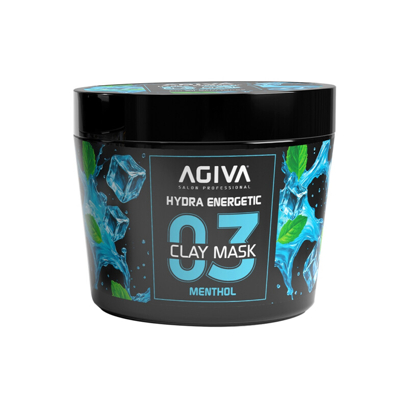 ماسک صورت رسی آگیوا مدل Clay Mask 03 پاک‌کننده عمقی و شفاف‌کننده مناسب انواع پوست حجم ۳۰۰ میل
