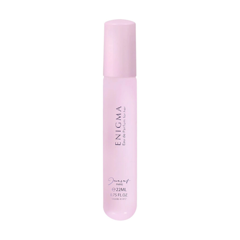 عطر جیبی زنانه ژک ساف مدل Enigma گرم و شیرین با ماندگاری بالا حجم ۲۲ میل