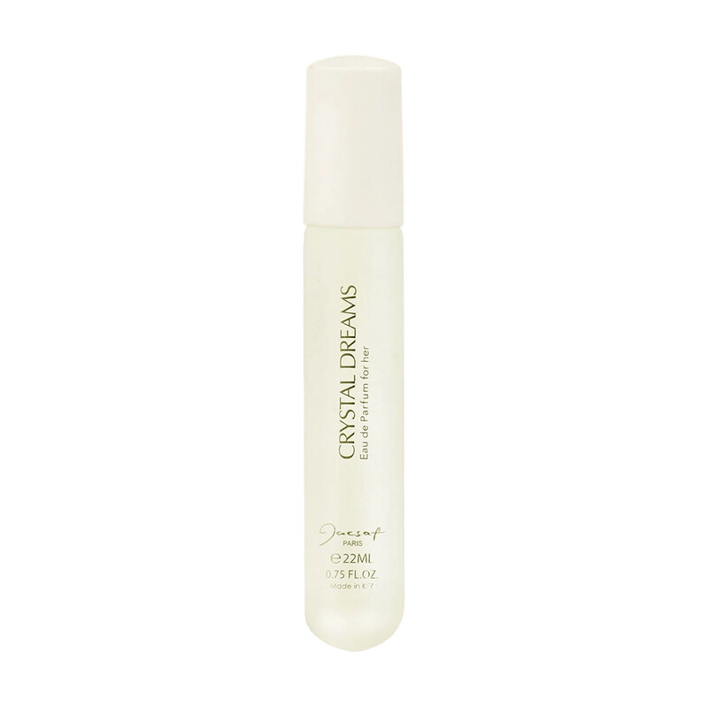 عطر جیبی زنانه ژک ساف مدل Crystal Dreams خنک و شیرین با ماندگاری بالا حجم ۲۲ میل