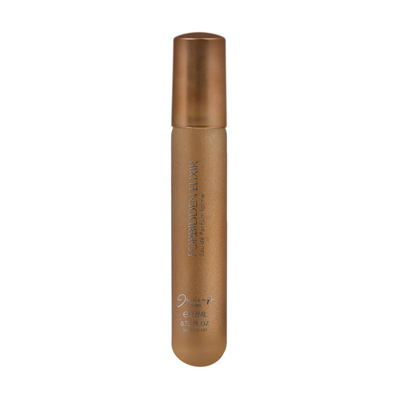 عطر جیبی زنانه ژک ساف مدل Forbidden Elixir گرم و ادویه‌ای حجم ۲۲ میل