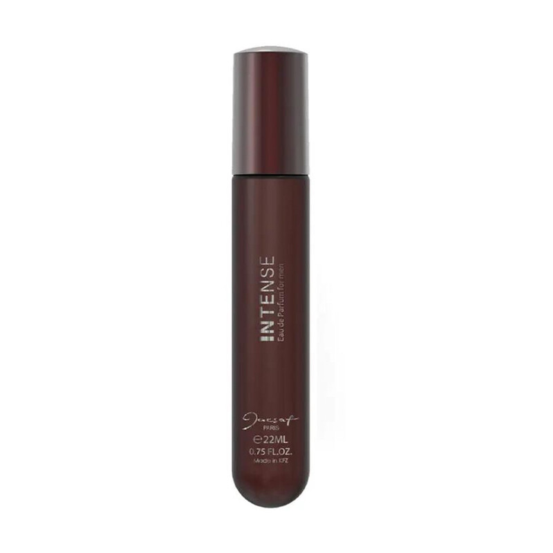 عطر جیبی مردانه ژک ساف مدل Intense تلخ و گرم با پخش بوی پایدار حجم ۲۲ میل