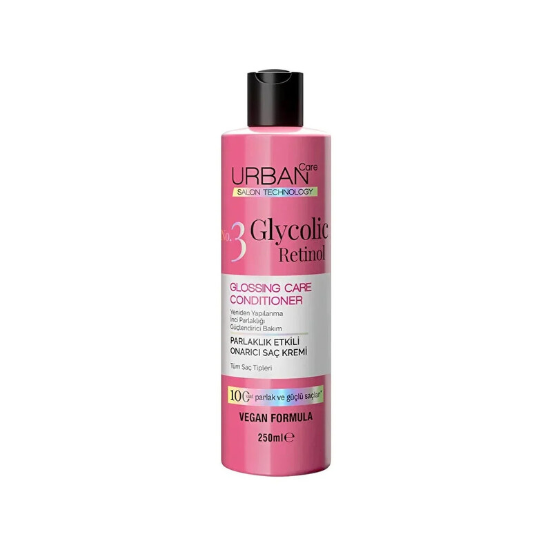 نرم کننده و براق کننده مو اربن کر مدل Glycolic Retinol No 3 بازسازی کننده و درخشان کننده حجم ۲۵۰ میل