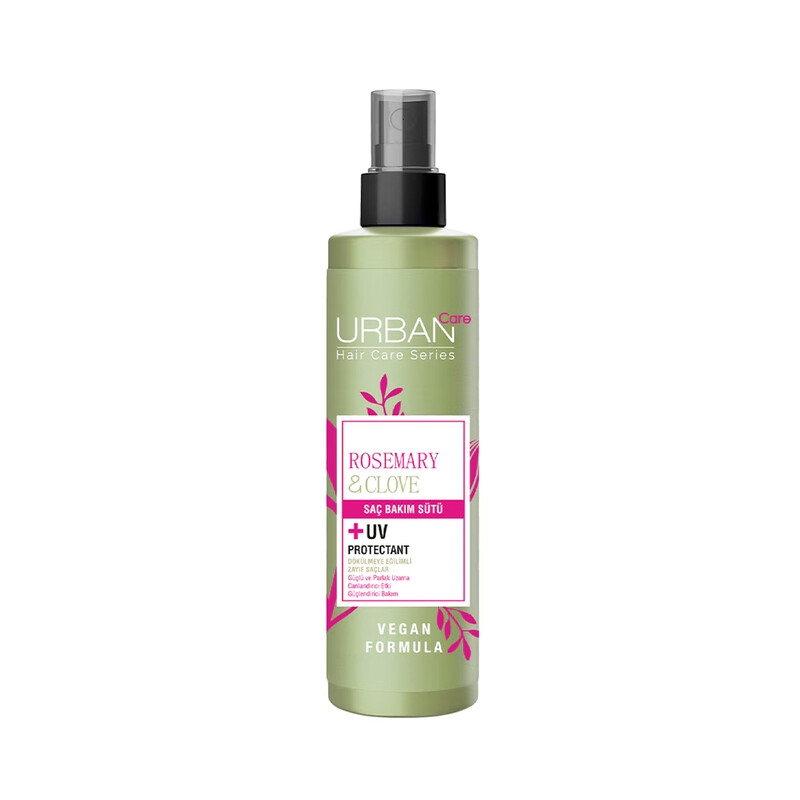 اسپری دوفاز مو اربن کر مدل ROSEMARY & CLOVE ضد ریزش با محافظت UV حجم ۲۰۰ میل