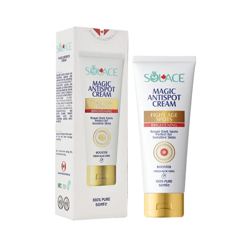 کرم ضد لک و روشن کننده سولس مدل Fight Age Spots حاوی آلفاهیدروکسی اسید حجم ۵۰ میل