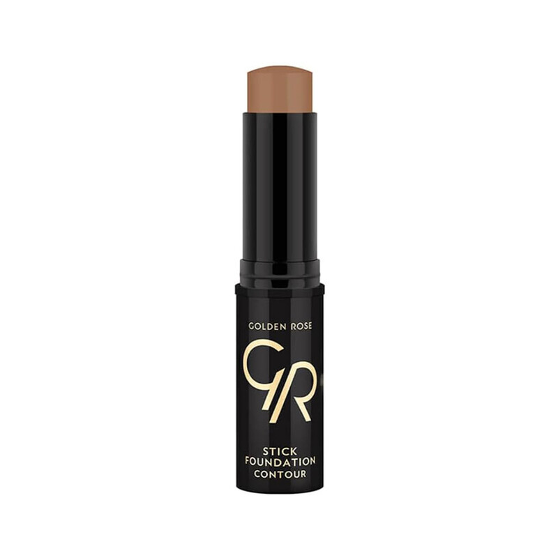 کانتور استیکی گلدن رز مدل STICK FOUNDATION CONTOUR با پوشش بالا و جلوه مات وزن ۱۱ گرم