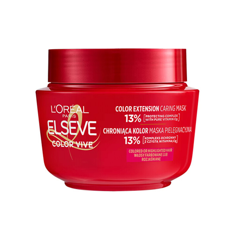 ماسک مو لورال مدل ELSEVE COLOR VIVE مناسب موهای رنگ شده با تثبیت رنگ حجم ۳۰۰ میل