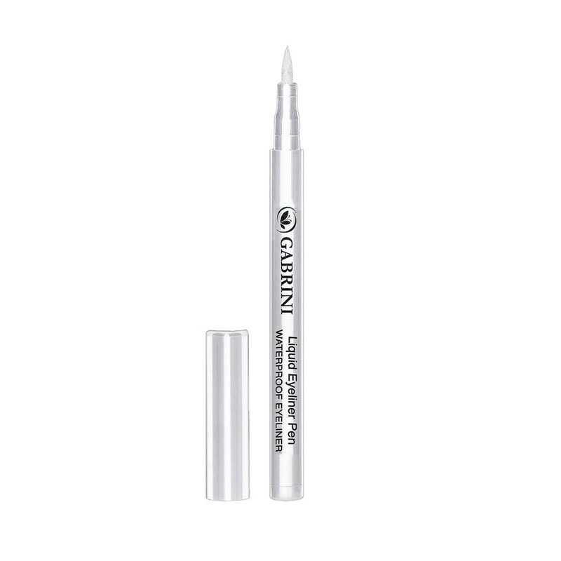 خط چشم ماژیکی سفید ضدآب گابرینی مدل Liquid Eyeliner Pen WATERPROOF با ماندگاری ۱۲ ساعته وزن ۲ گرم