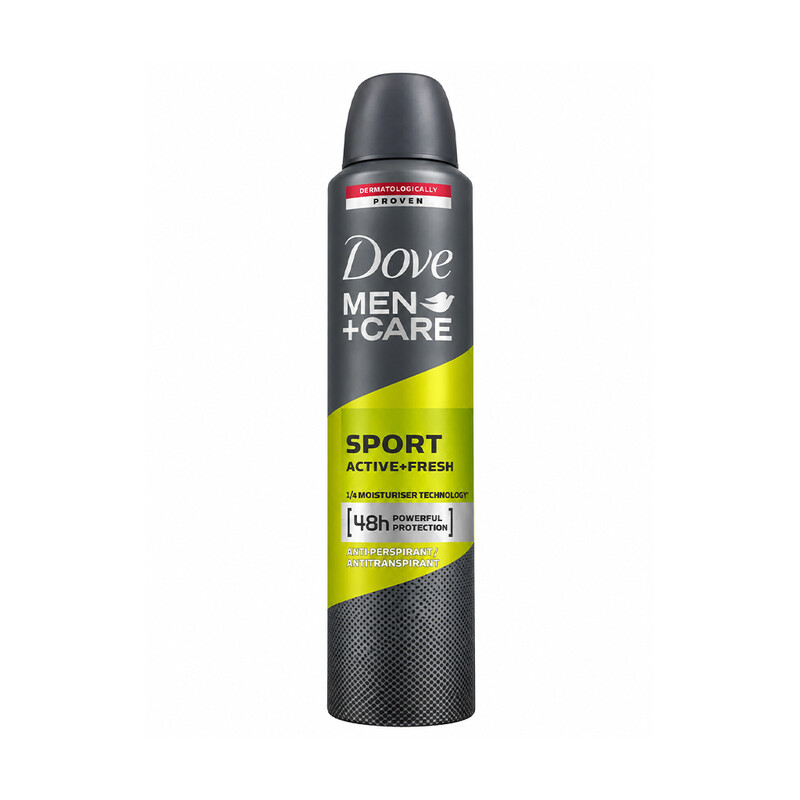 اسپری بدن مردانه داو مدل SPORT ACTIVE+FRESH 48H ضد تعریق با رایحه خنک مرکباتی چوبی