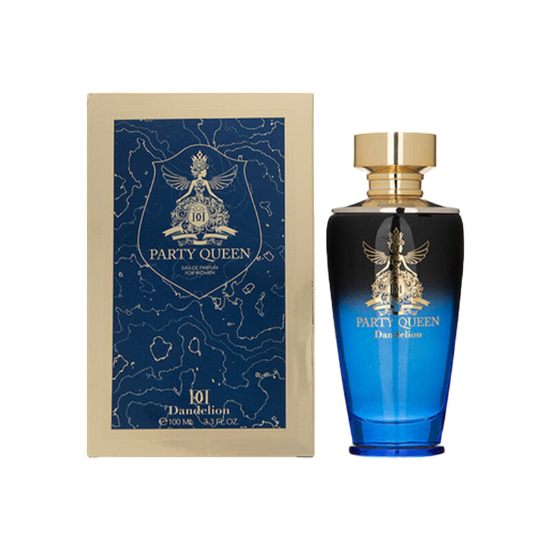 عطر زنانه دندلاین مدل PARTY QUEEN ادو پرفیوم با رایحه گرم و شیرین شکلاتی گلی حجم ۱۰۰ میل