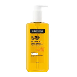 ژل میسلار پاککننده و تسکیندهنده زردچوبه نوتروژینا مدل Soothing Clear حجم ۲۰۰ میل